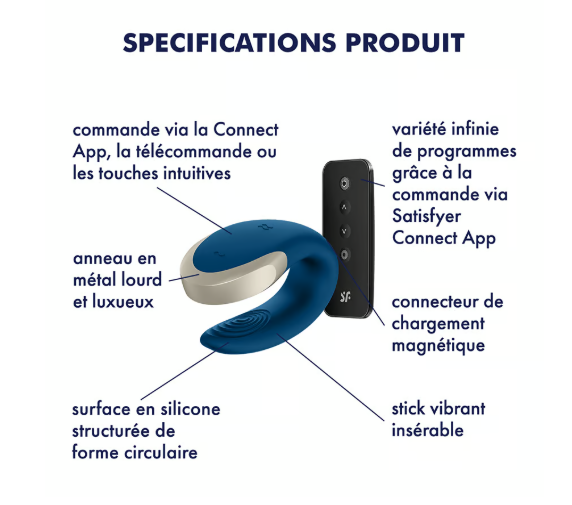 Double love luxury partner vibrator