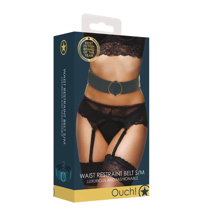 Ceinture de restriction en cuir S/M