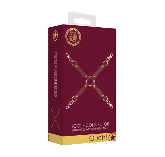 Halo - Hogtie connector en cuir