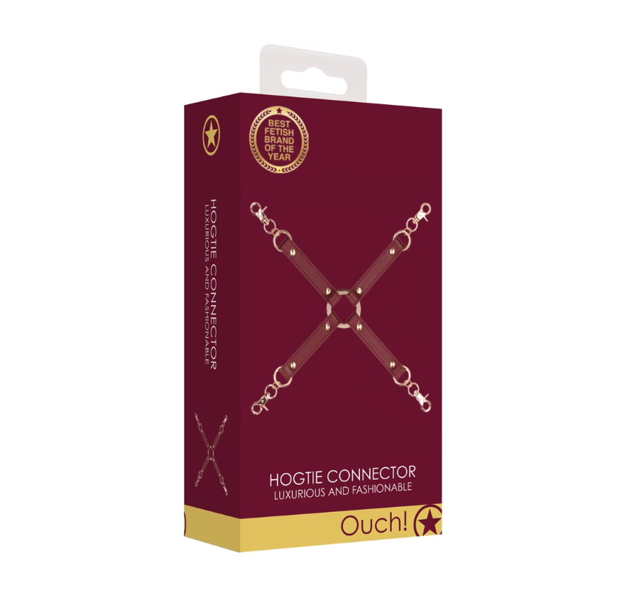 Halo - Hogtie connector en cuir