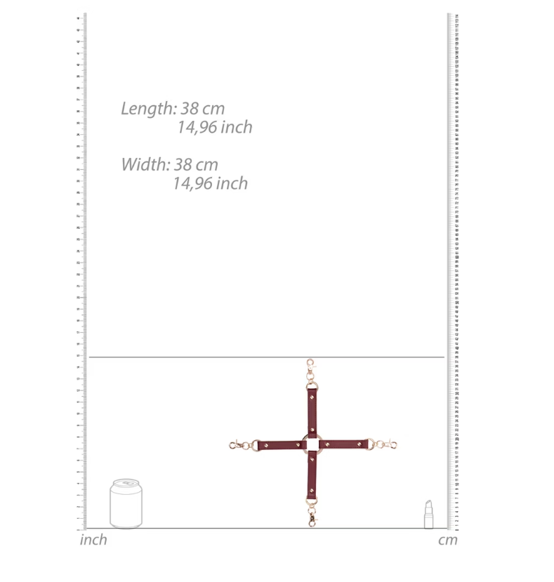 Halo - Hogtie connector en cuir