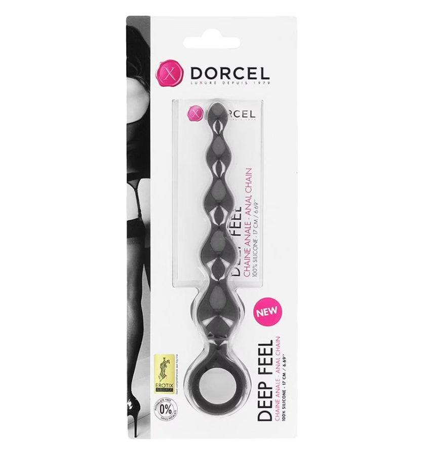 Chaine anale silicone, deep feel