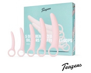 Set de dilatateurs vaginaux avec boucle en silicone