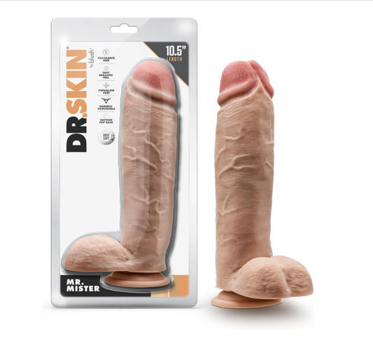 Dr. Skin Gode réaliste grande taille avec base à ventouse