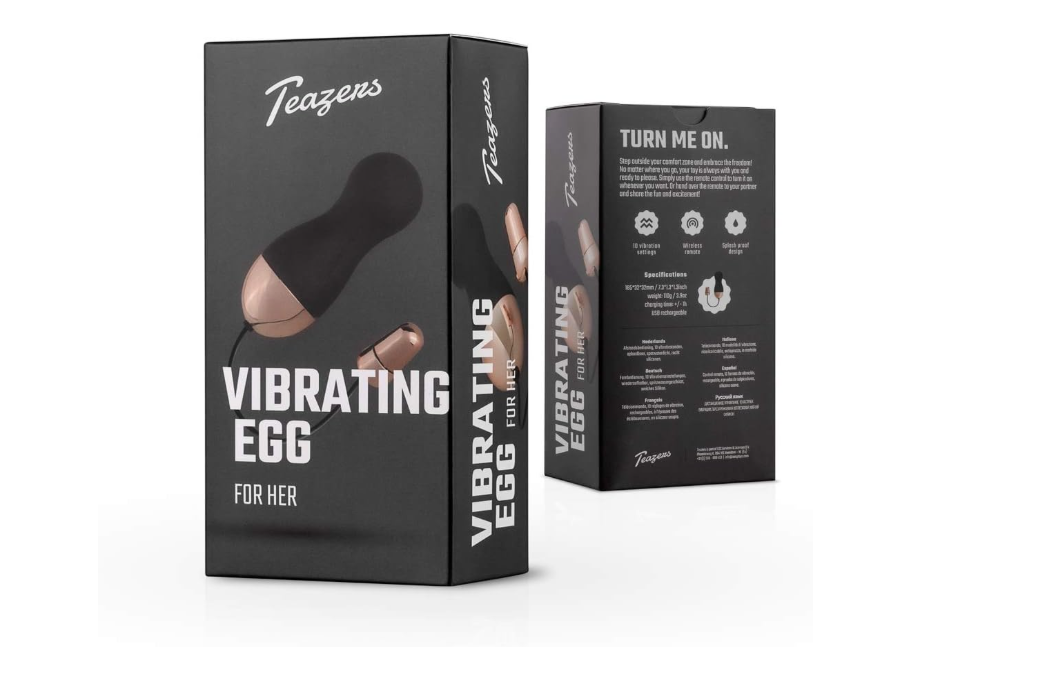 Oeuf Vibrant en Silicone avec télécommande Teazers