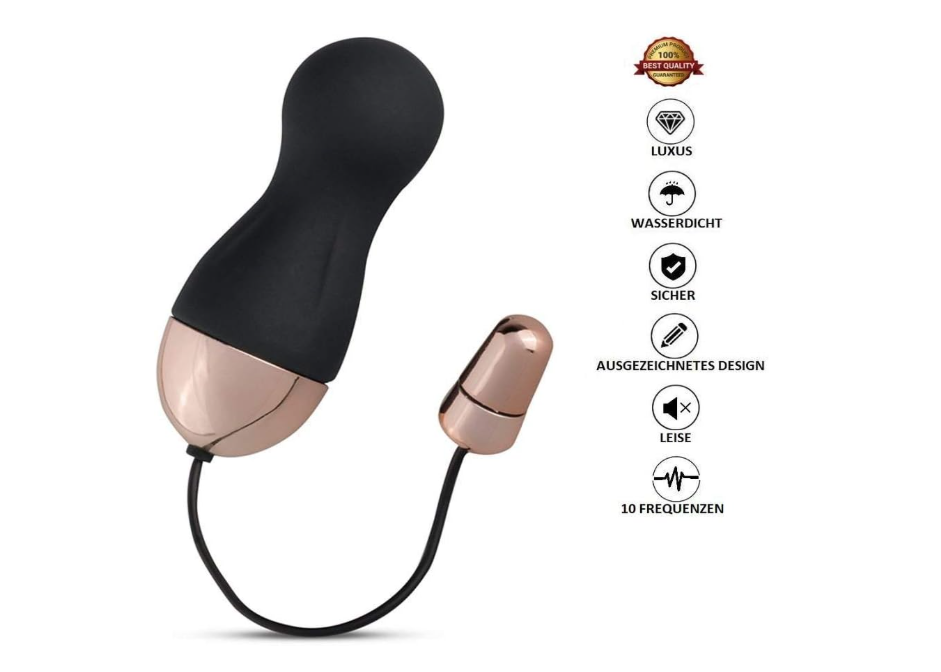 Oeuf Vibrant en Silicone avec télécommande Teazers