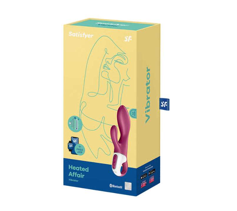 Vibro rabbit chauffant Heated Affair Connect App