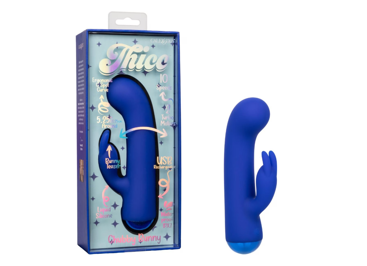 Thicc, vibromasseur rabbit en silicone épais et moelleux