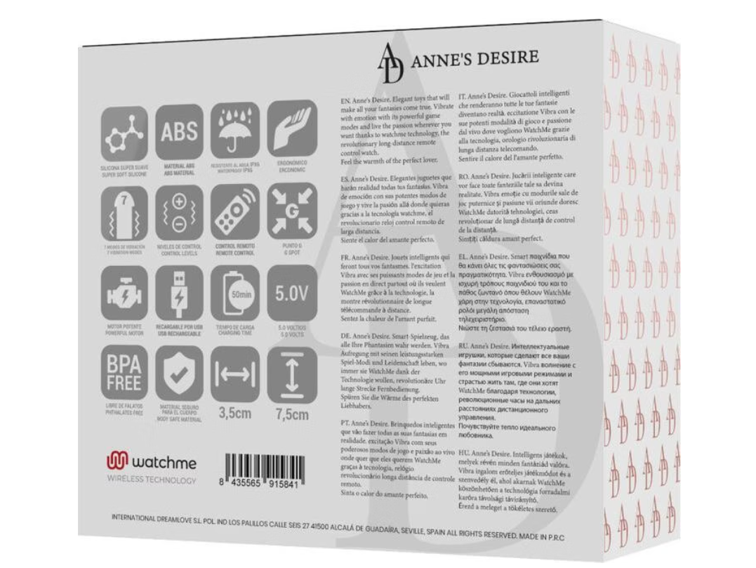 Œuf vibrant Watchme "Desire"