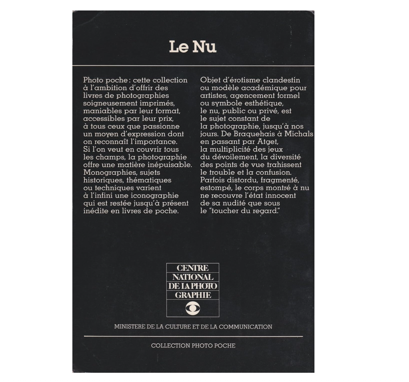 Le Nu, photographies