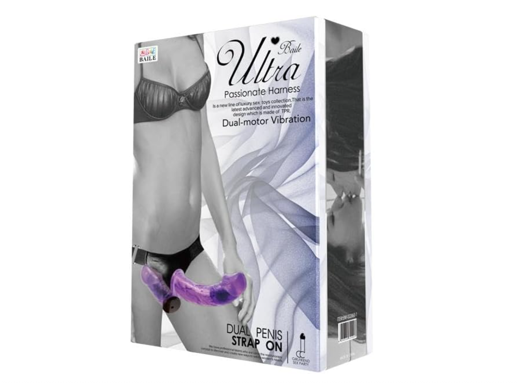 Harnais avec double gode vibrant Ultra Passionate Harness