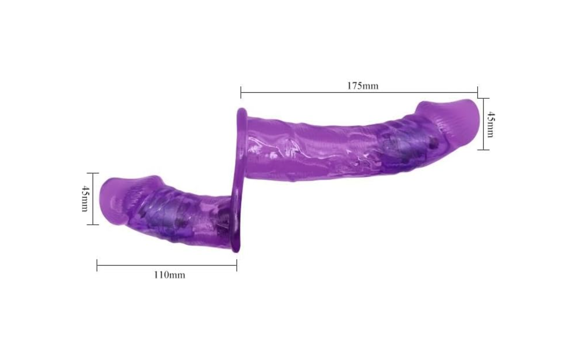 Harnais avec double gode vibrant Ultra Passionate Harness