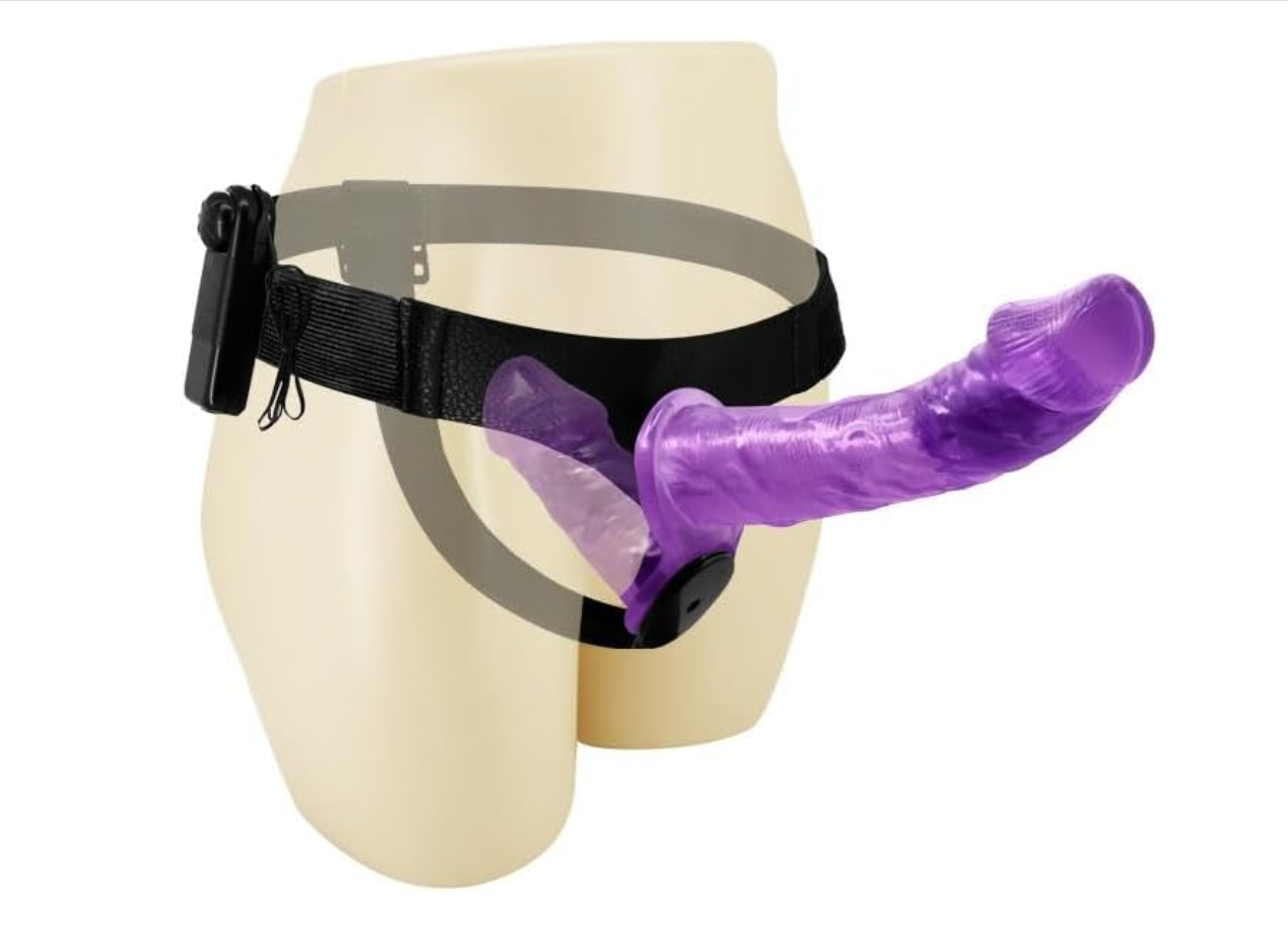 Harnais avec double gode vibrant Ultra Passionate Harness