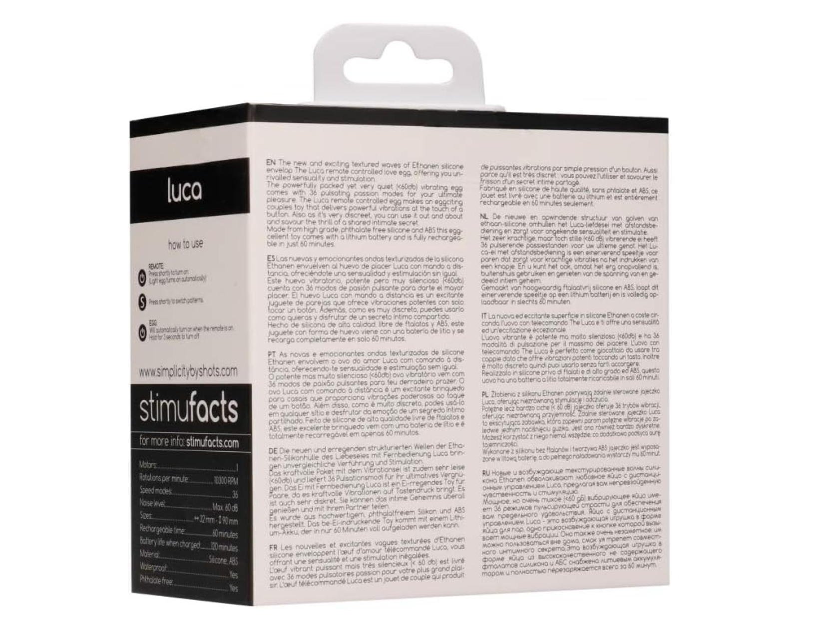 Luca, l'œuf vibrant télécommandé