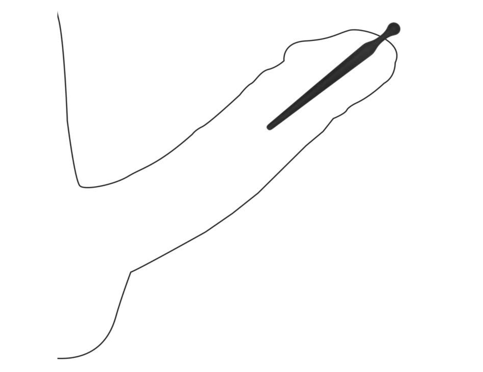 Sondes urétrales en silicone, beginner set de Ouch!