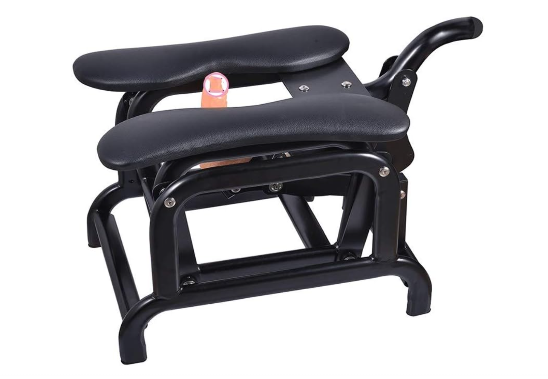 La Chaise à Bascule, sex machine mécanique fournie avec un gode ventouse silicone