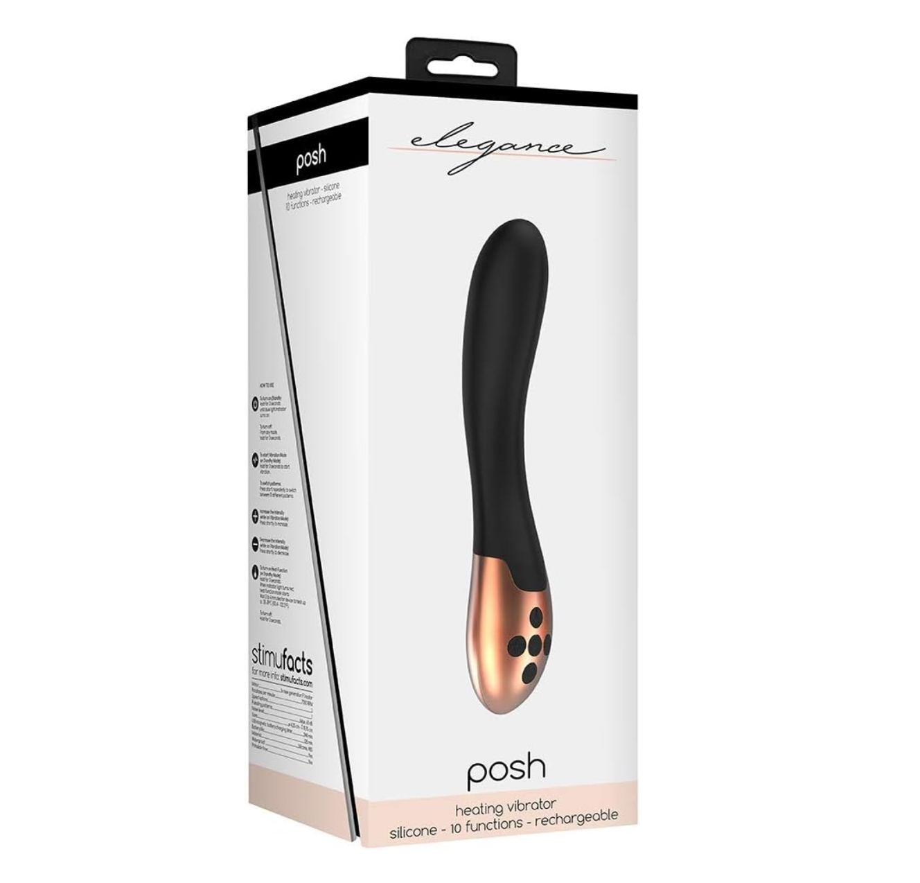 Posh, vibromasseur chauffant
