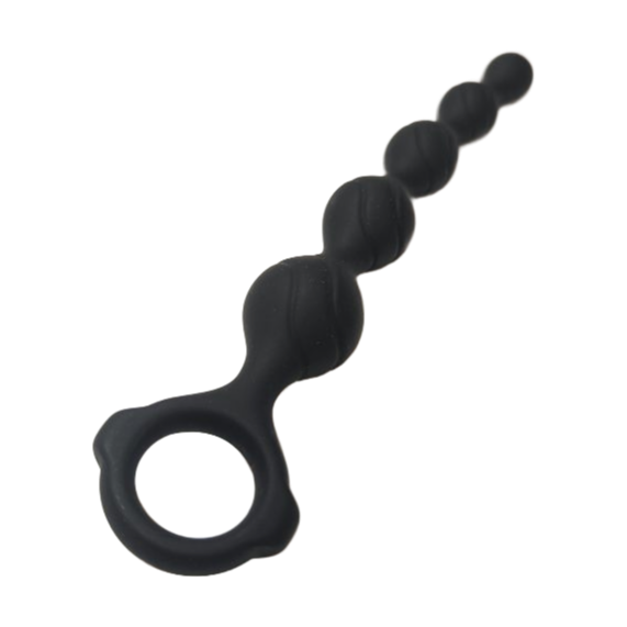 Petit chapelet anal en silicone