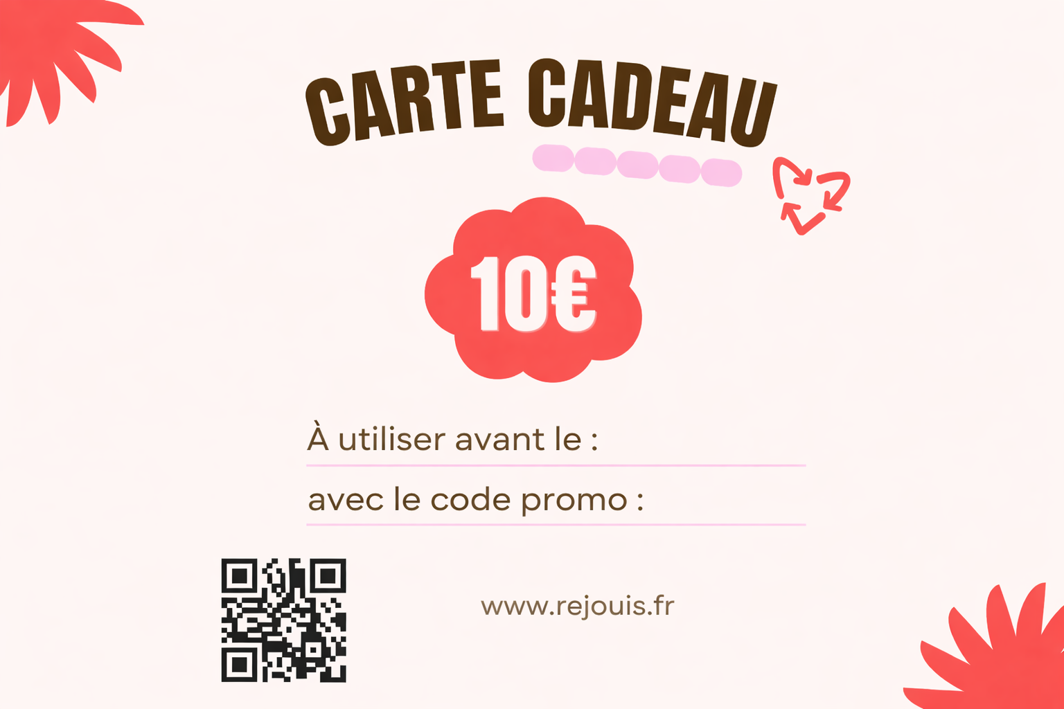 La Carte cadeau Rejouis