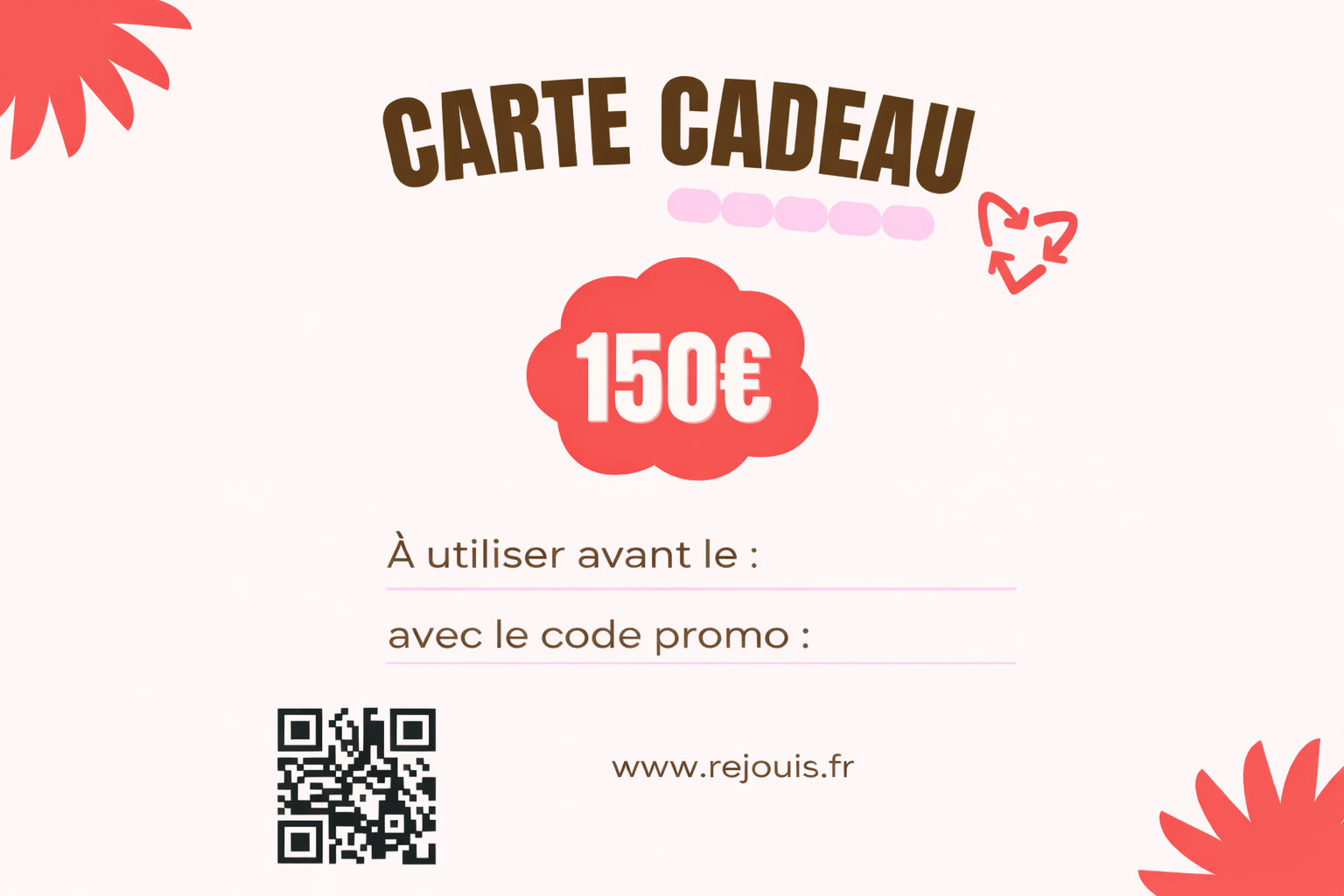 La Carte cadeau Rejouis