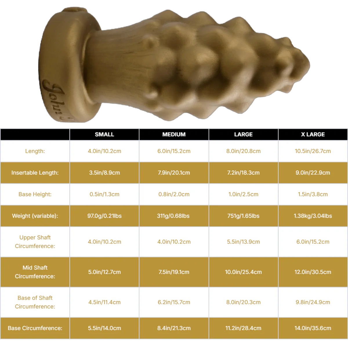 Conka, le plug anal en silicone premium XXL