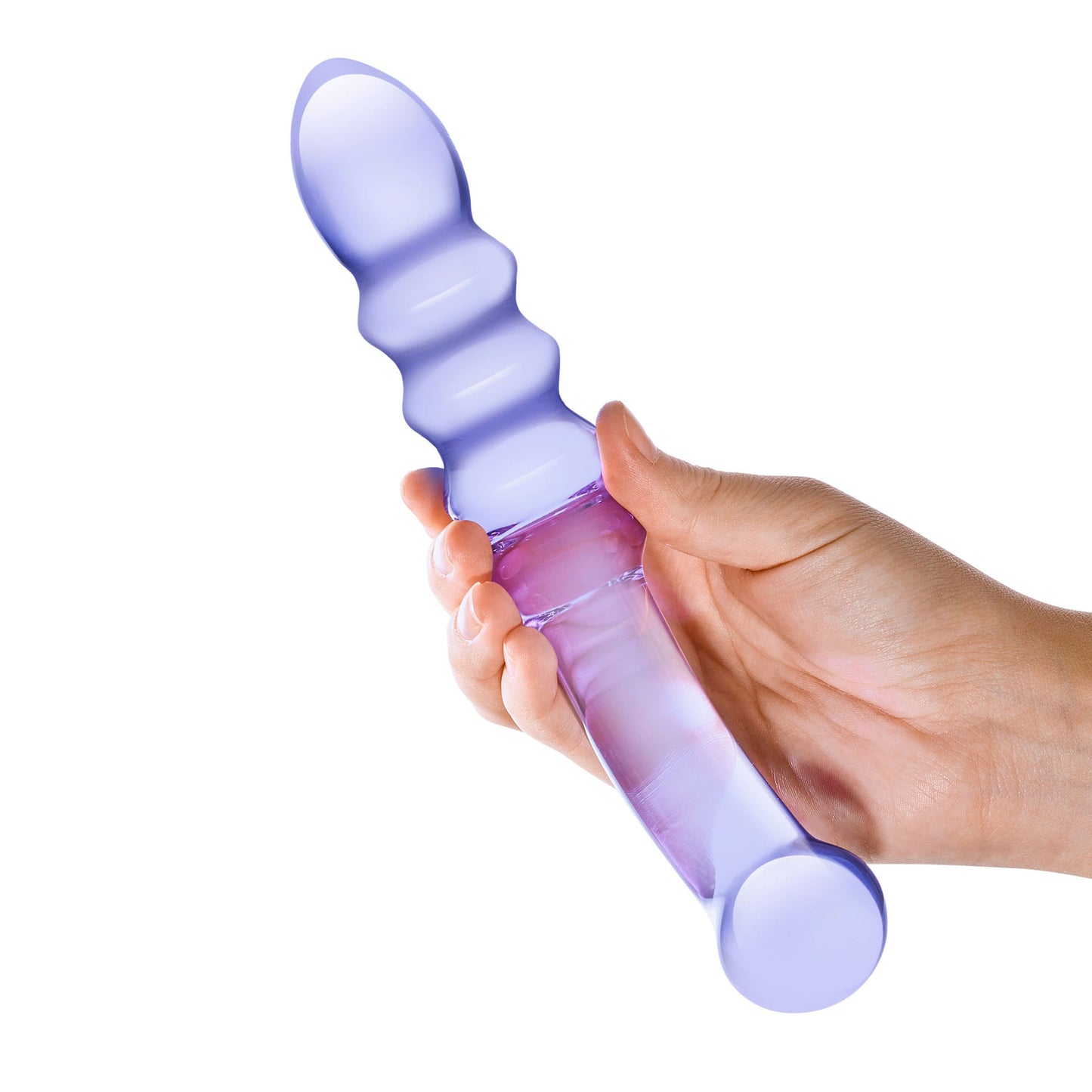 Double Dong en Verre Rain Ribbed