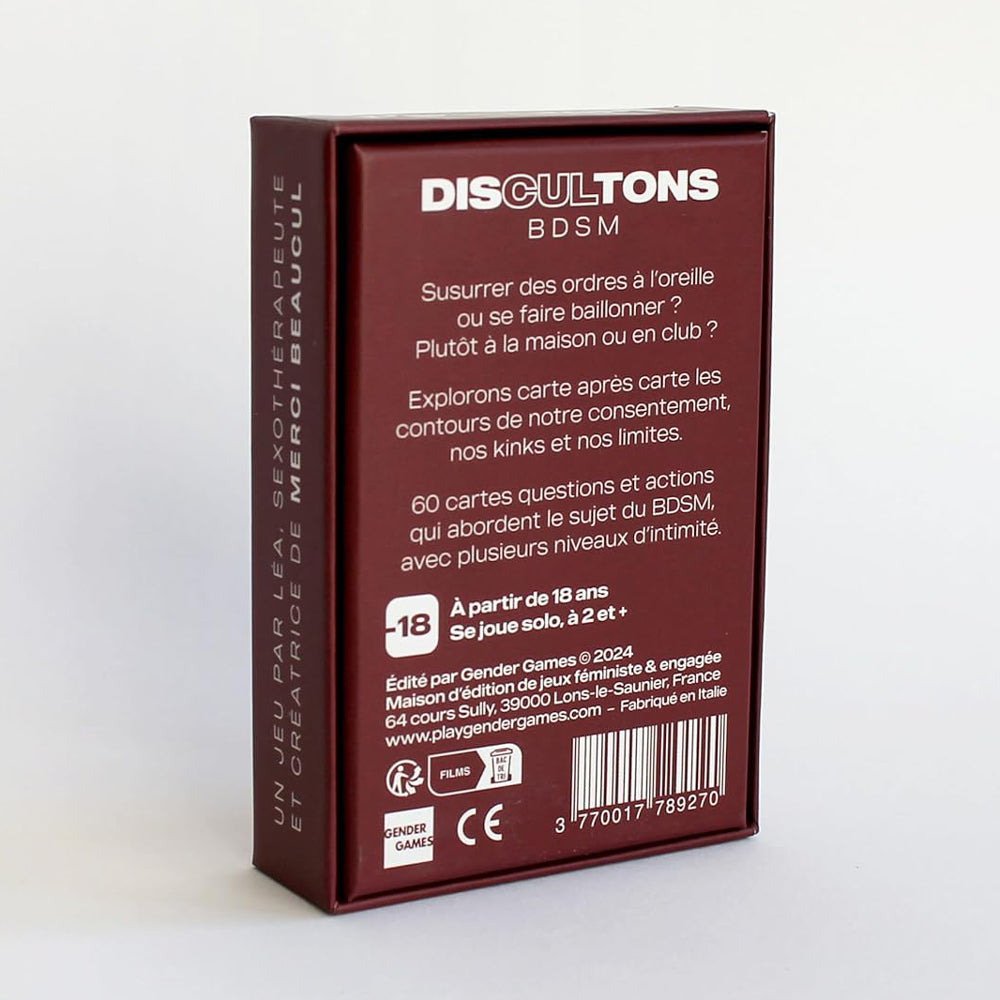 Jeu Discultons BDSM