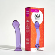 Loa, gode en verre pour stimulation point G