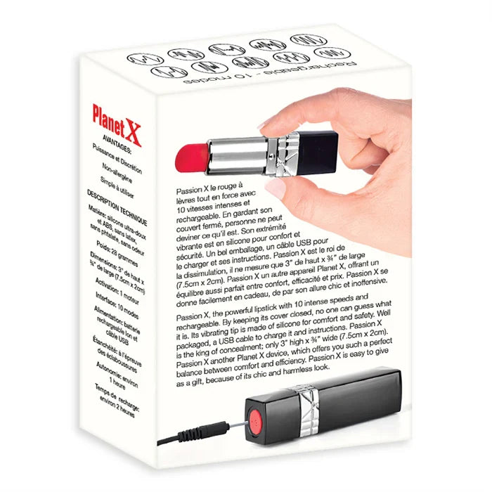 Passion X, le rouge à lèvres vibrant