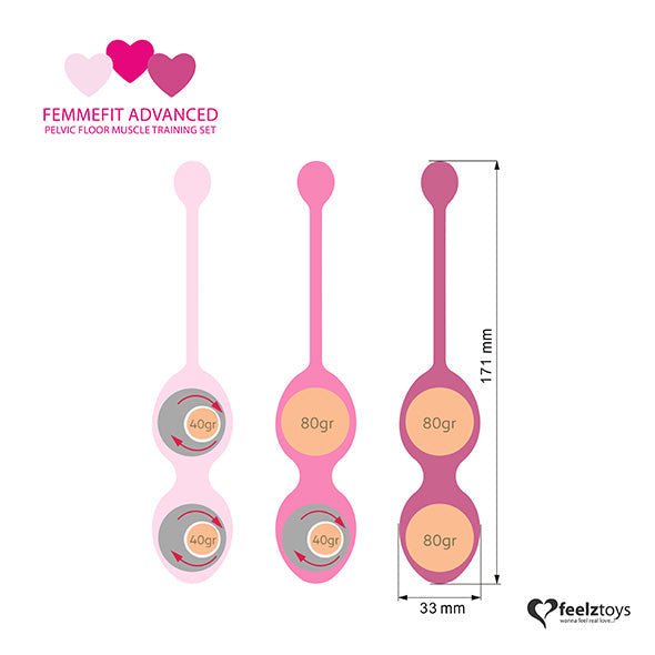 FemmeFit Advanced, les boules de Kegel de Feelztoys