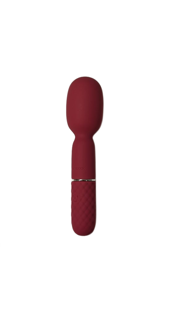 Mini wand silicone rouge
