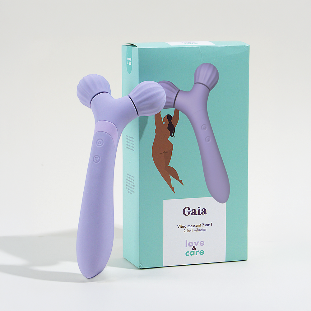 Vibro massant 2-en-1 Gaïa Love&Care