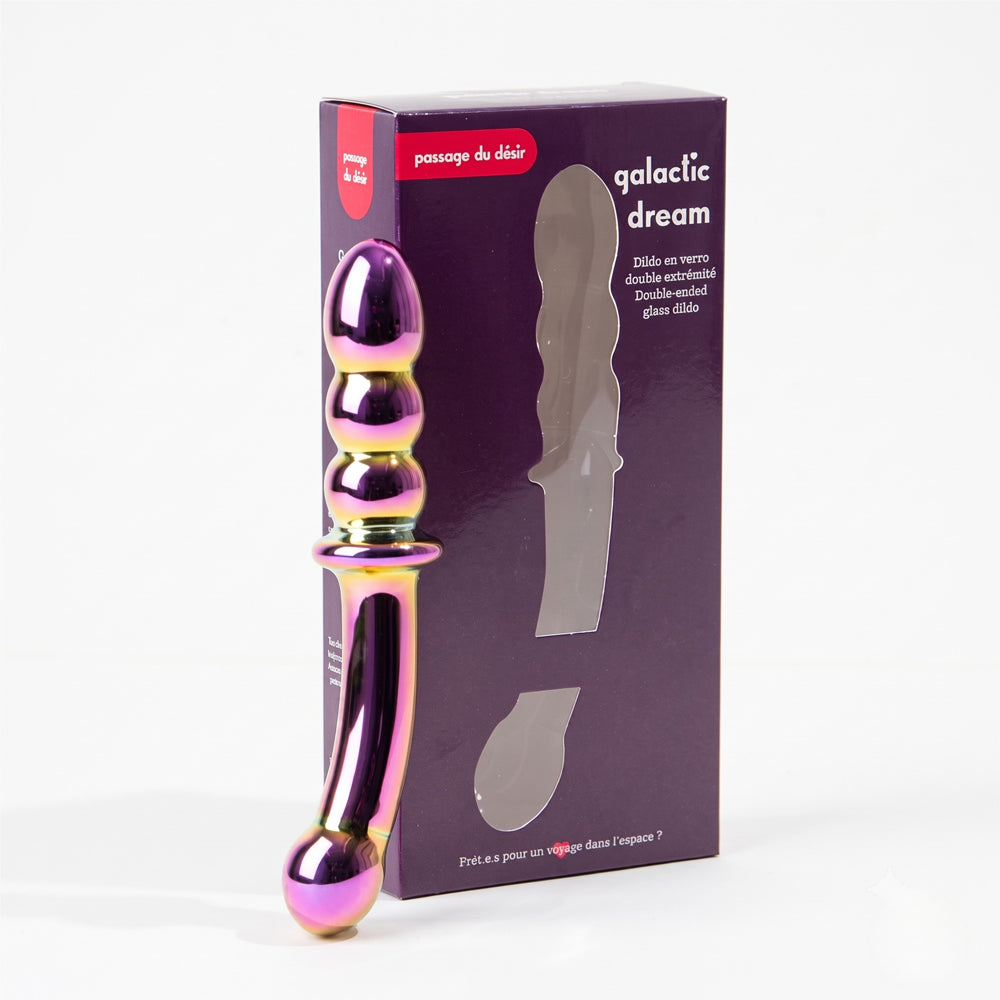 Dildo en verre Galactic Dream Passage du Désir
