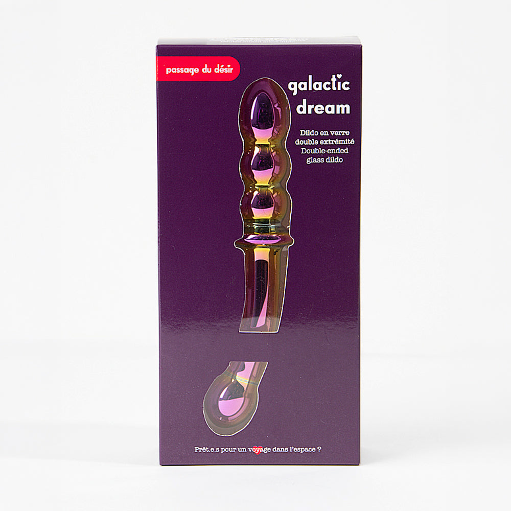 Dildo en verre Galactic Dream Passage du Désir