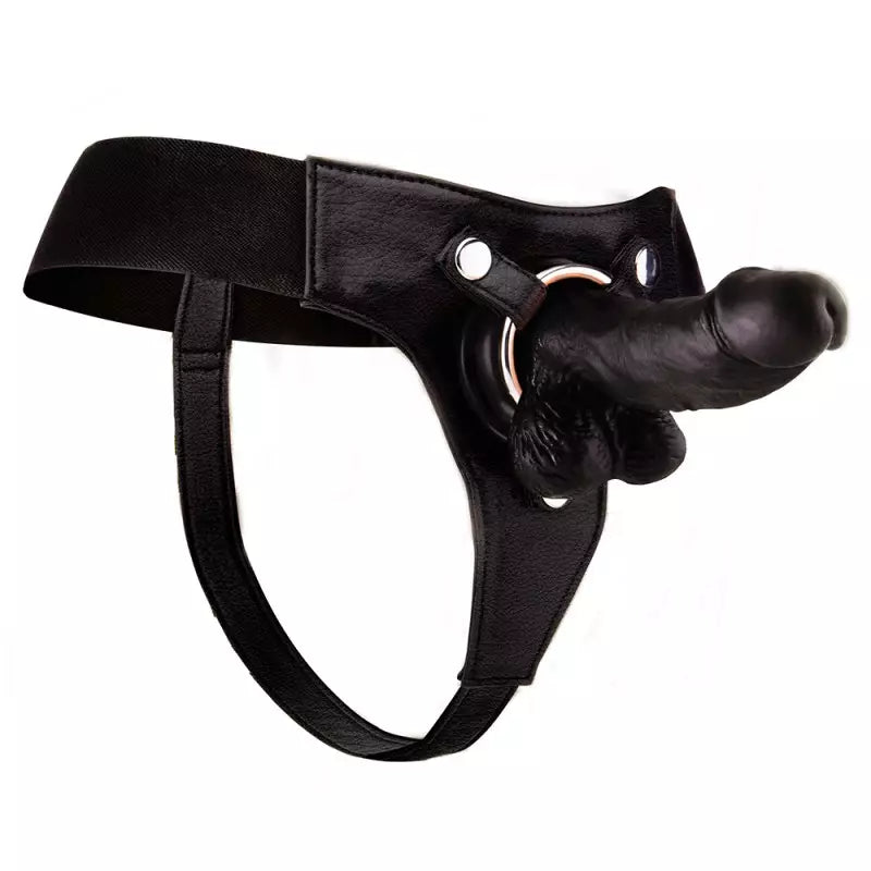 Gode ceinture harnais + gode réaliste 15x3.5cm