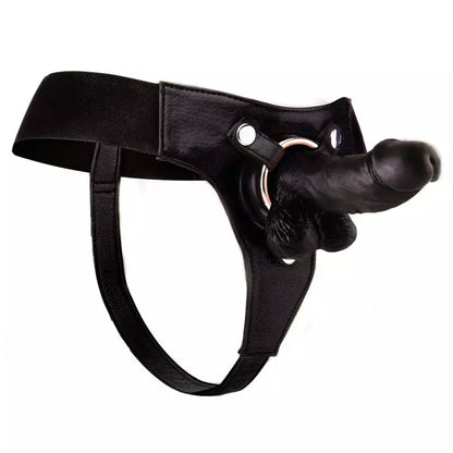Gode ceinture harnais + gode réaliste 15x3.5cm