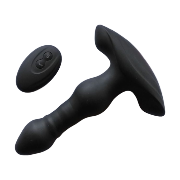 Masseur anal vibrant et va-et-vient télécommandé