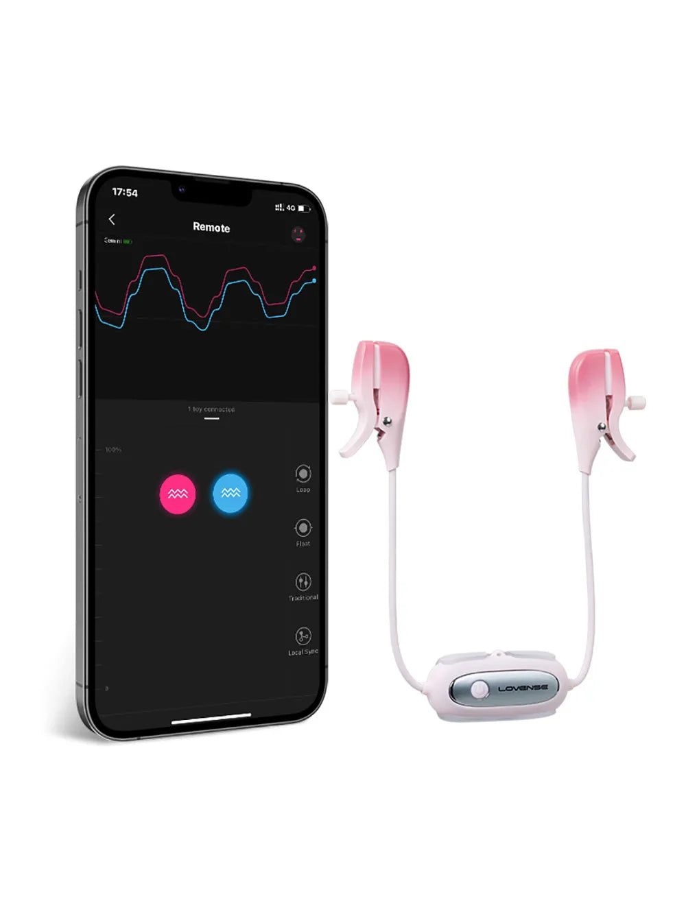 Pinces tétons connectés Gemini