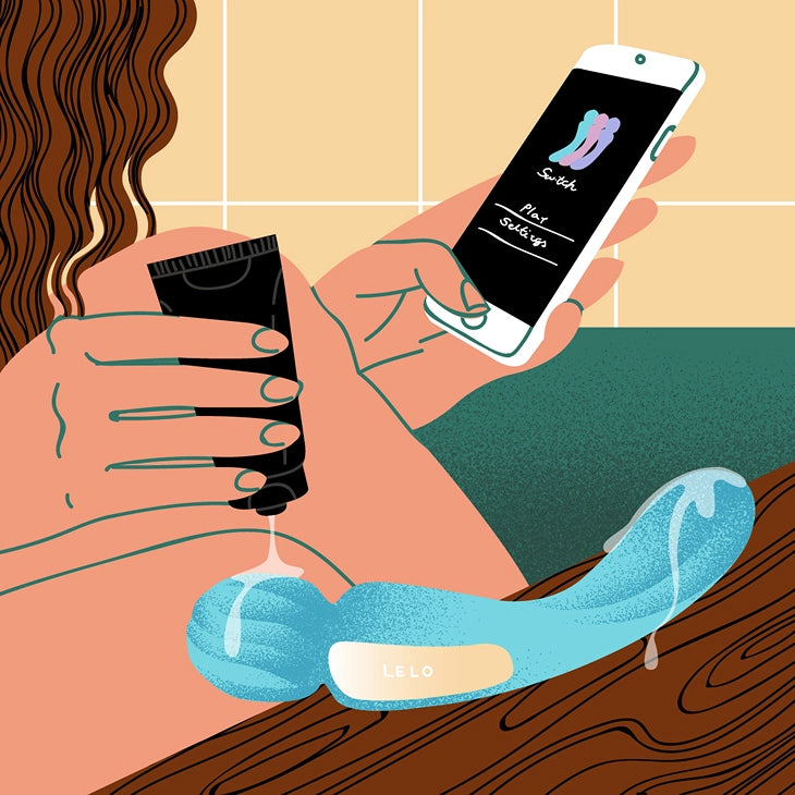 SWITCH, le vibromasseur Magic Wand de LELO