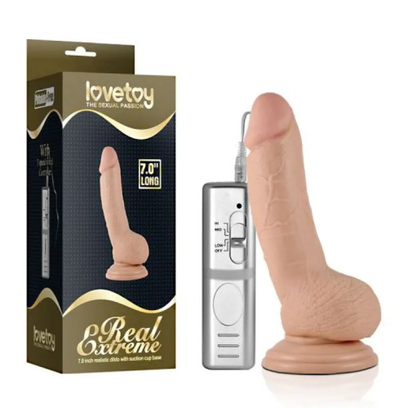 Gode réaliste 7" vibrant de Lovetoy