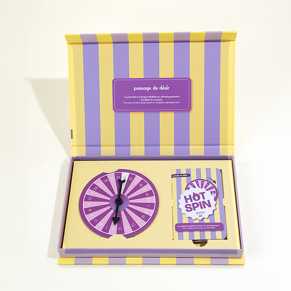 Hot Spin Spicy, le jeu pour couples de Passage du Désir
