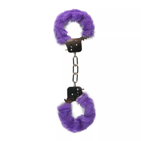 Menottes avec fourrure violette