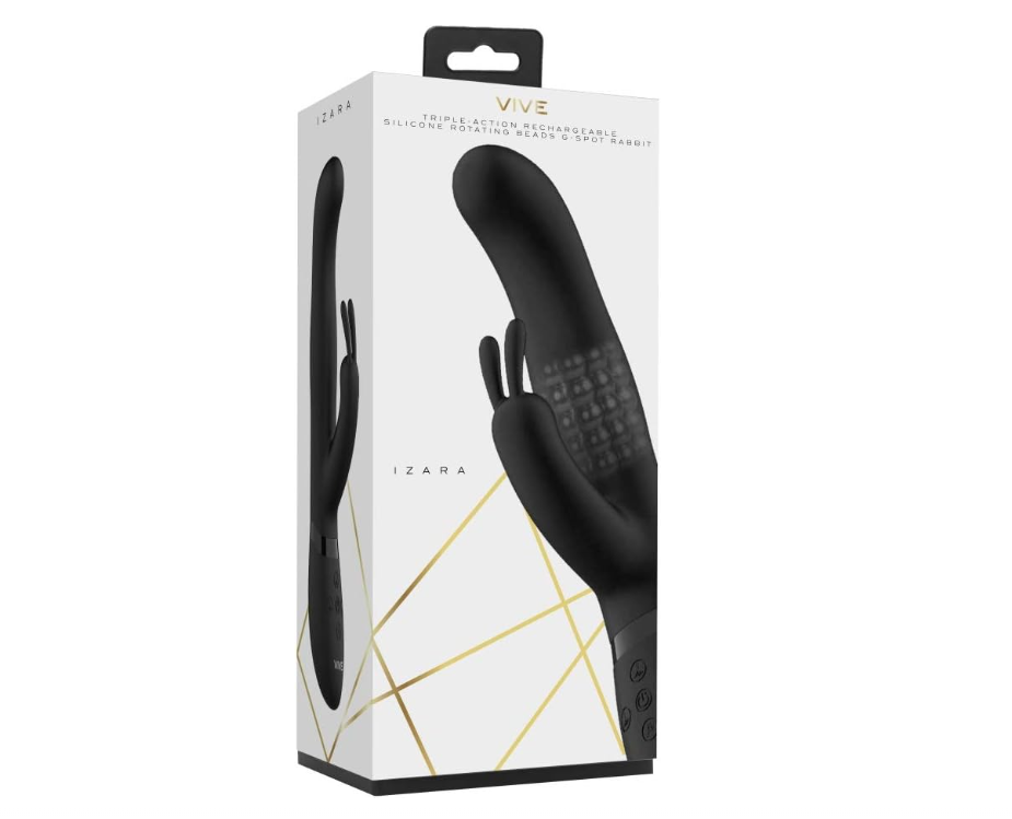 Izara, vibromasseur rabbit à billes rotatives