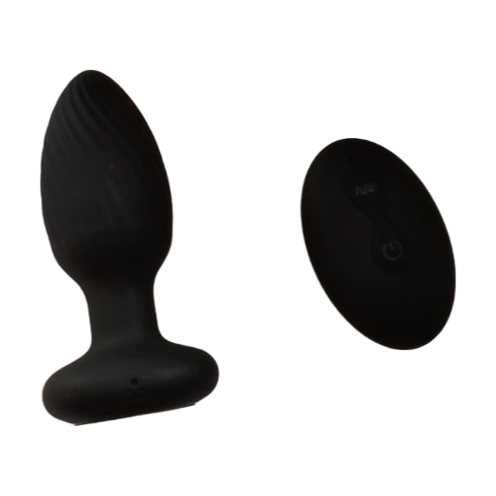 Plug anal en silicone télécommandé