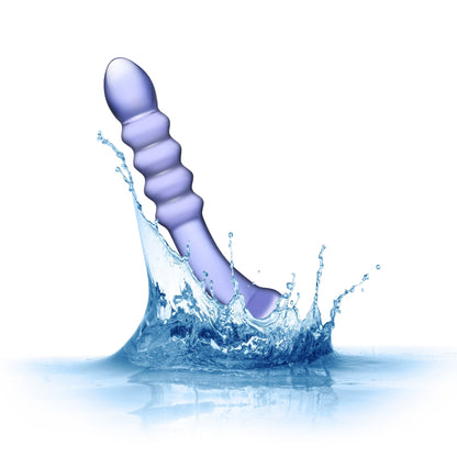 Double Dong en Verre Rain Ribbed