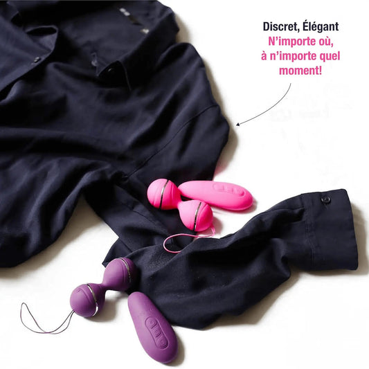 Dalia Boules de geisha télécommandées 3-en-1