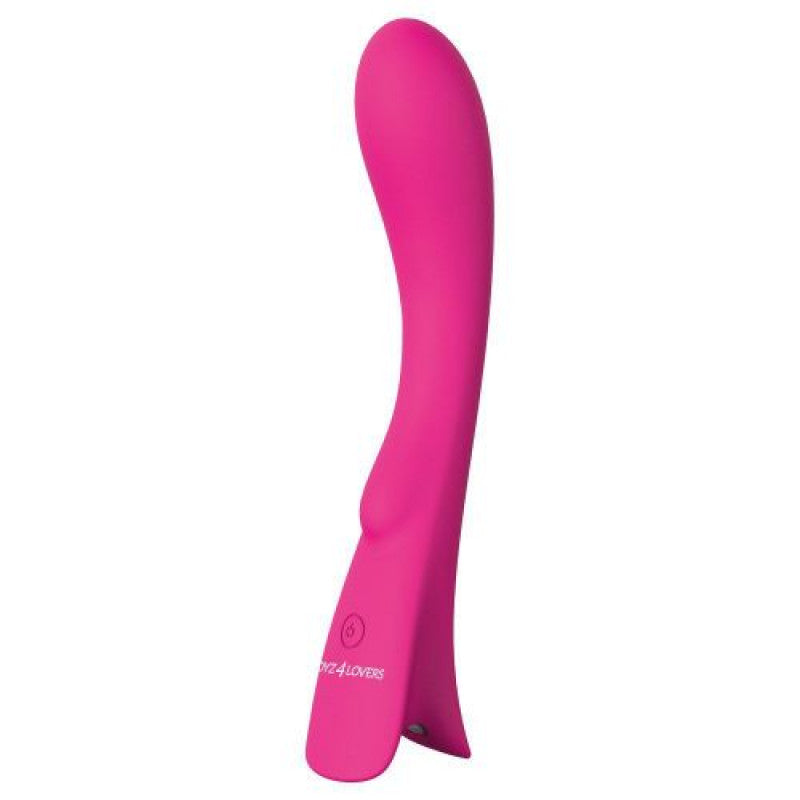 Elys, vibromasseur vibrant en silicone rose