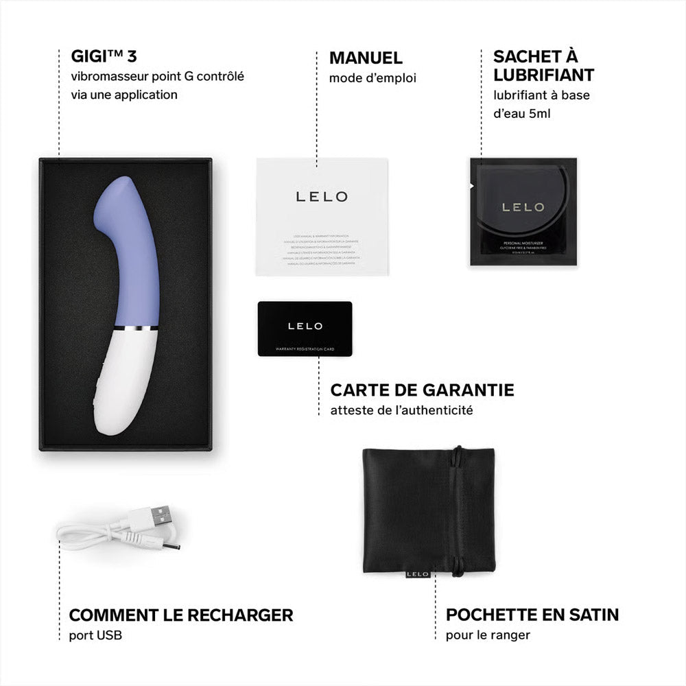 Vibro point G connecté Gigi 3 de Lelo