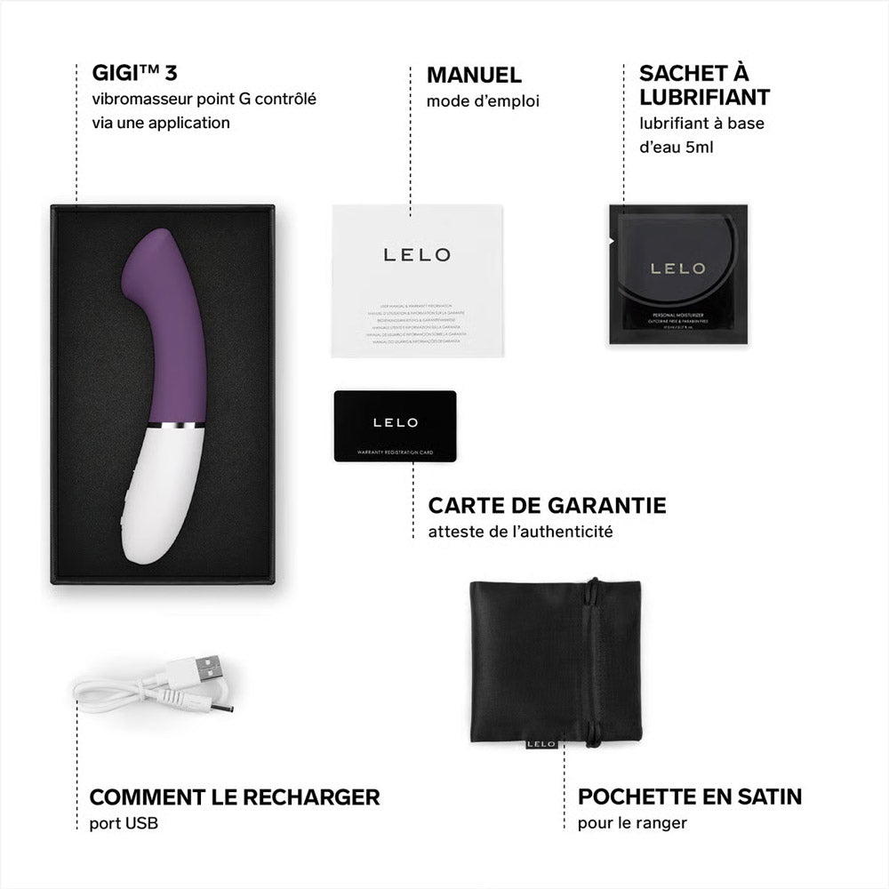 Vibro point G connecté Gigi 3 de Lelo