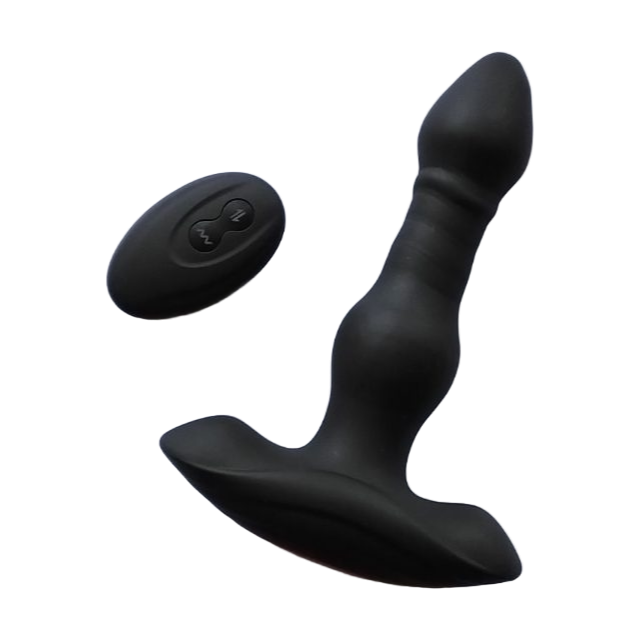 Masseur anal vibrant et va-et-vient télécommandé